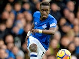 Idrissa Gueye in action for Everton in February 2018