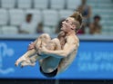Jack Laugher in action in July 2017