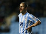 Joe Cole in action for Coventry City in March 2016