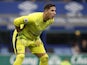 Joel Robles in action for Everton on March 11, 2017