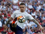 Kieran Trippier in action for Tottenham Hotspur in the FA Cup on April 21, 2018