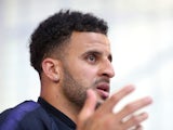 Kyle Walker at the England media day on June 5, 2018