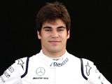 Williams's Lance Stroll poses for a photo ahead of the Australian Grand Prix on March 22, 2018