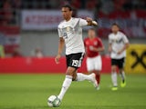 Leroy Sane in action for Germany during a friendly on June 2, 2018
