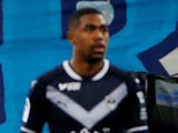 Bordeaux's Malcom looks dejected in the game against Marseille on February 18, 2018