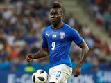 Mario Balotelli in action for France on June 1, 2018