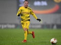 Mario Gotze in action for Borussia Dortmund in the Europa League on February 22, 2018