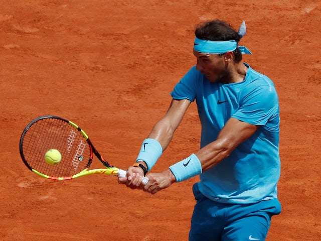 Rafael Nadal at the 2018 French Open