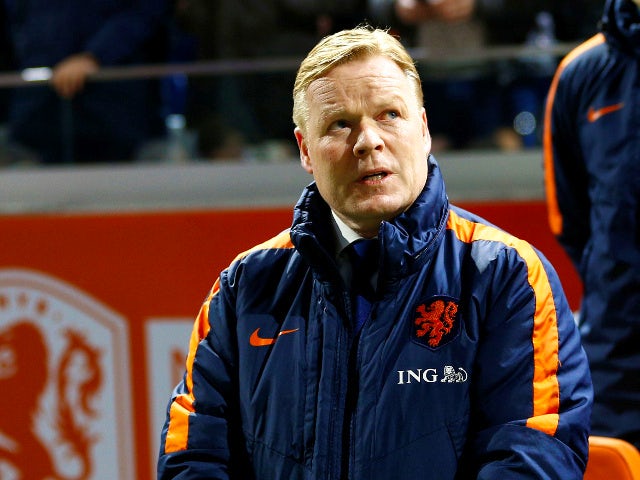 Netherlands coach Ronald Koeman before the match against England on March 23, 2018
