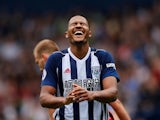 West Bromwich Albion striker Salomon Rondon in action during a Premier League clash with Liverpool in April 2018