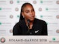 Serena Williams confirms her exit from the French Open on June 4, 2018
