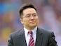 Aston Villa owner Tony Xia pictured on August 13, 2016