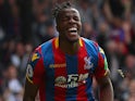 Wilfried Zaha in action for Crystal Palace on May 13, 2018