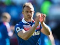 Stoke City's Xherdan Shaqiri applauds their fans after the match against Swansea City on May 13, 2018