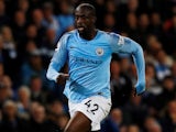 Yaya Toure in action for Manchester City on May 9, 2018