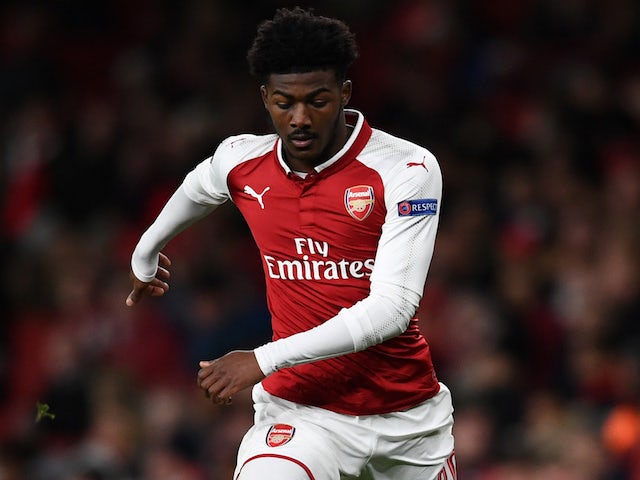 Ainsley Maitland-Niles in action for Arsenal on December 7, 2017