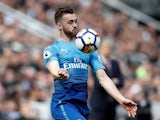Calum Chambers in action for Arsenal on April 15, 2018