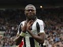 Chancel Mbemba in action for Newcastle United in May 2017