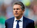 Leicester City manager Claude Puel at the game against Burnley on April 14, 2018