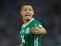 Javier Hernandez in action for Mexico on June 29, 2017