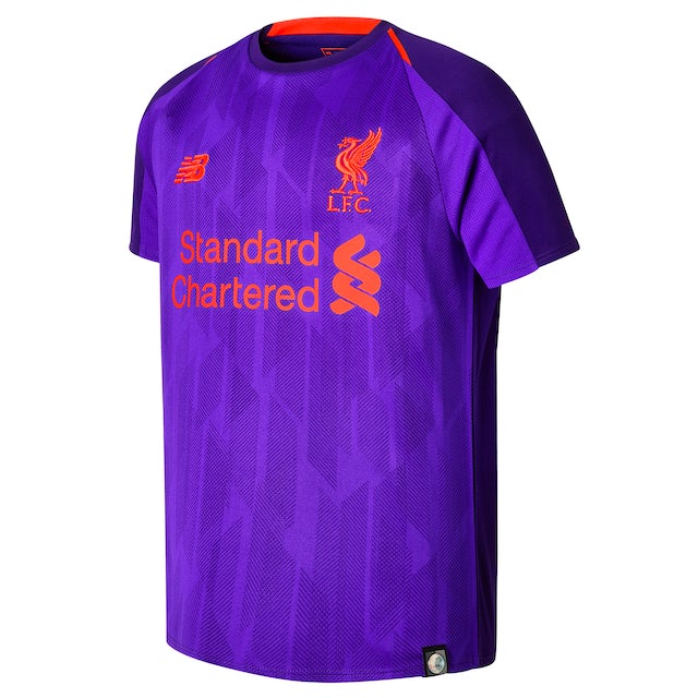 The new purple Liverpool away kit for the 2018-19 season