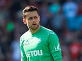 Swansea City's Lukasz Fabianski looks dejected after the match against Bournemouth on May 5, 2018