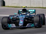 Mercedes's Valtteri Bottas in action during qualifying for the Canadian Grand Prix on June 9, 2018
