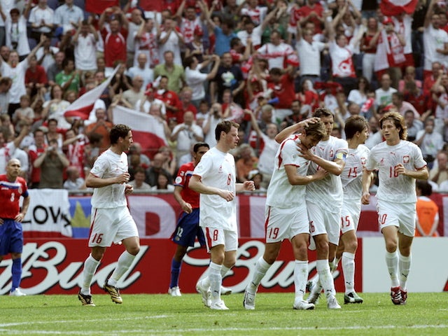 Poland in action at the 2006 World Cup