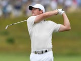 Rory McIlroy in action at the US Open on June 15, 2018