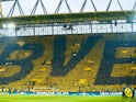 General view of Borussia Dortmund fans at Signal Iduna Park on April 12, 2017