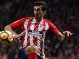 Stefan Savic in action for Atletico Madrid on November 18, 2017