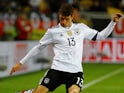 Thomas Muller in action for Germany on October 8, 2017