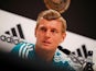 Toni Kroos at a Germany press conference on June 14, 2018
