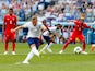 England's Harry Kane scores their second goal from the penalty spot in the match against Panama on June 24, 2018