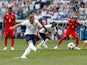 England's Harry Kane scores their second goal from the penalty spot in the match against Panama on June 24, 2018