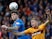 Rangers' Josh Windass in action with Motherwell's Andy Rose on October 22, 2017