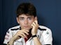 Sauber's Charles Leclerc during a news conference ahead of the Monaco Grand Prix on May 23, 2018