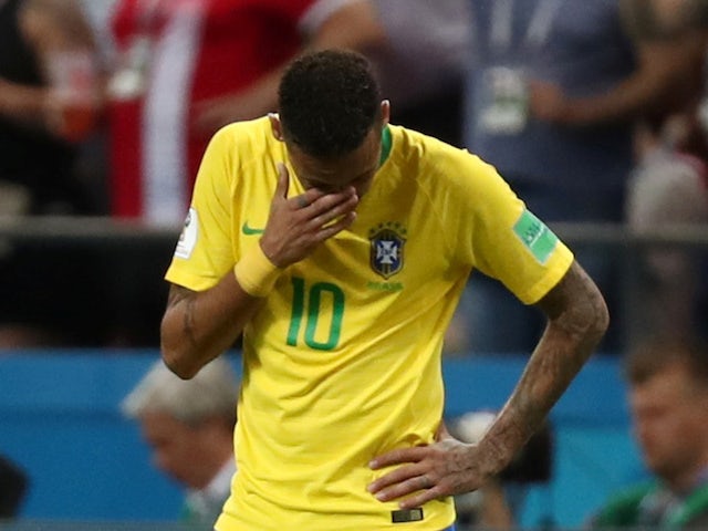 Brazil Neymar Jr 10 world cup 2018 Football Shirt Name/Number Set Sporting ID H 