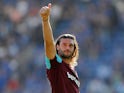 West Ham United striker Andy Carroll in action during the 2017-18 Premier League season