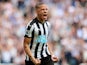 Newcastle United's Dwight Gayle celebrates scoring against Chelsea on May 13, 2018  