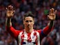 Atletico Madrid striker Fernando Torres bids farewell to fans at the end of the 2017-18 season.