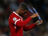 Liverpool midfielder Georginio Wijnaldum reacts after the 2018 Champions League final defeat to Real Madrid.