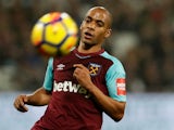 West Ham United's Joao Mario in action on January 30, 2018