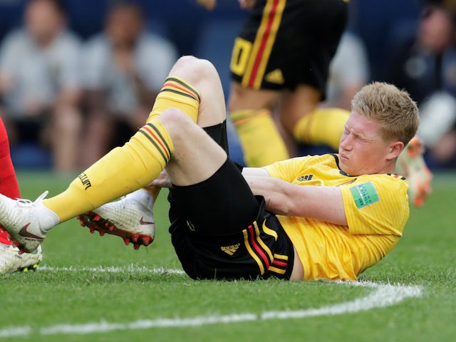 Man City confirm De Bruyne knee injury
