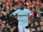 West Ham United's Michail Antonio looks dejected during the game against Liverpool on February 24, 2018