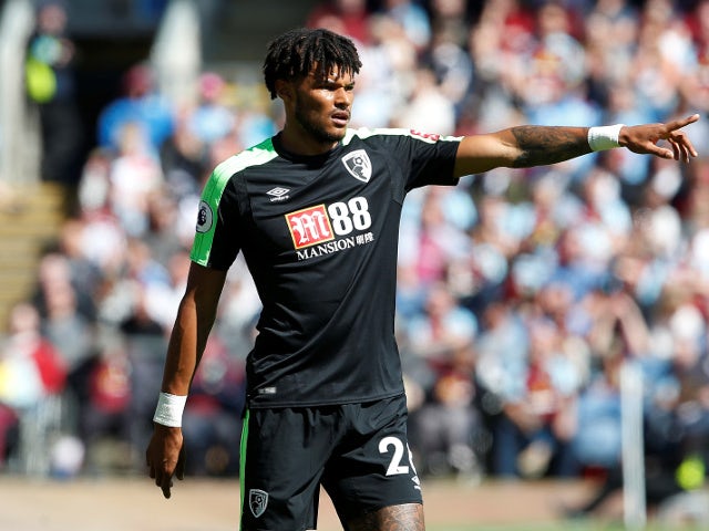 Bournemouth's Tyrone Mings gestures during the match against Burnley on May 13, 2018