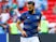 Adil Rami warms up for France at the World Cup on June 30, 2018