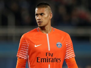 Alphonse Areola in action for PSG in the Champions League on October 31, 2018