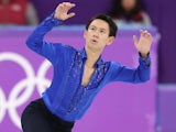 Denis Ten in action at the Winter Olympics in Pyeongchang on February 16, 2018