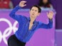 Denis Ten in action at the Winter Olympics in Pyeongchang on February 16, 2018
